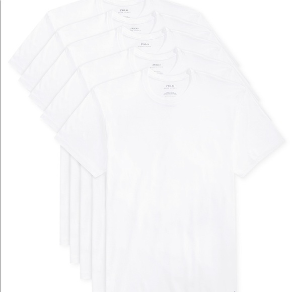 POLO RALPH LAUREN  5 pack slim fit Crewneck T-Shirts - Picture 10 of 14